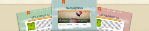 Product picture Download Sky WordPress Theme