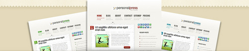 Product picture Download PersonalPress WordPress Theme