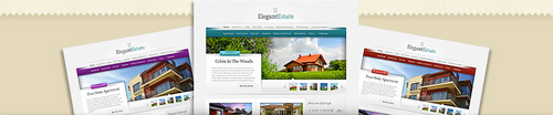 Product picture ElegantEstate Real Estate WordPress Theme