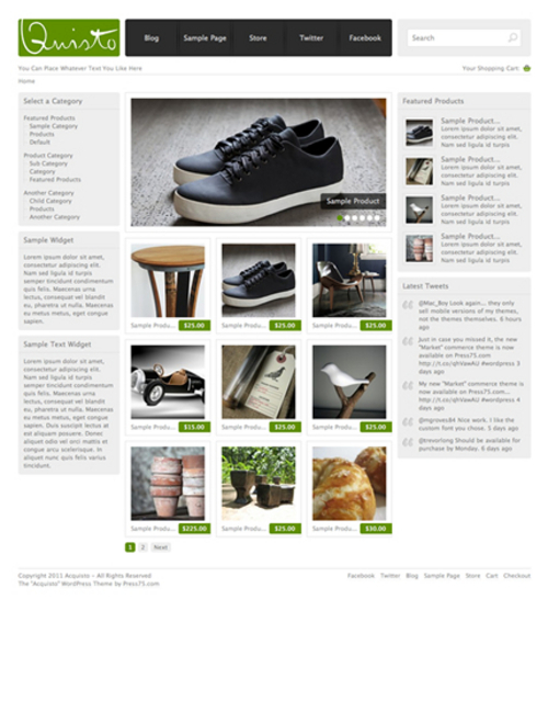Product picture Acquisto WP Premium Theme Download 