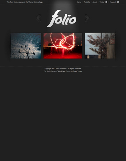 Product picture Folio Elements WP Premium Theme Download 